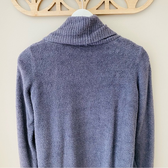 Barefoot Dreams Open Front Cardigan Sweater Blue/Gray Sz XS/S - Picture 7 of 10